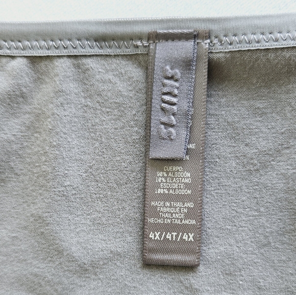 🏷️Skims 4X Cotton Logo Bodysuit Smoke - Picture 11 of 12